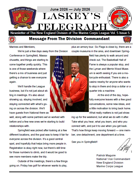 NE Div June/July Newsletter